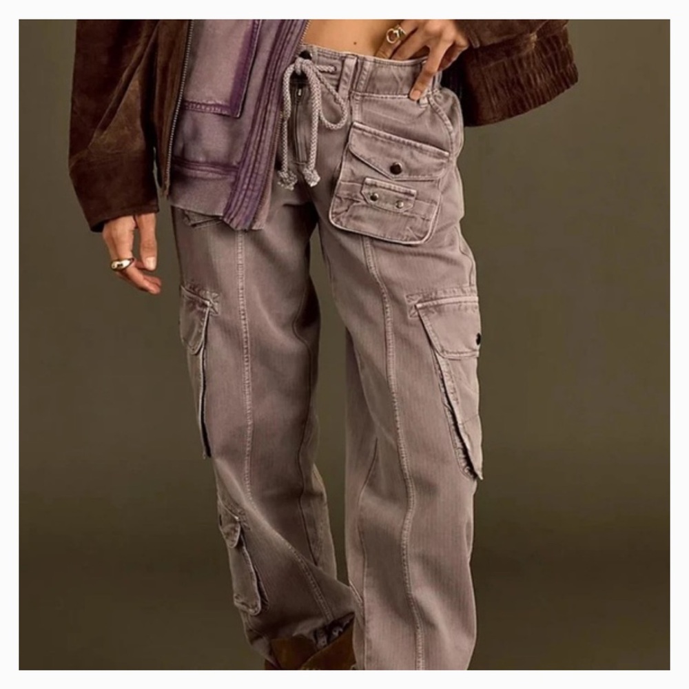 Free People Women’s Tahiti Cargo Pants New W Tag Size S